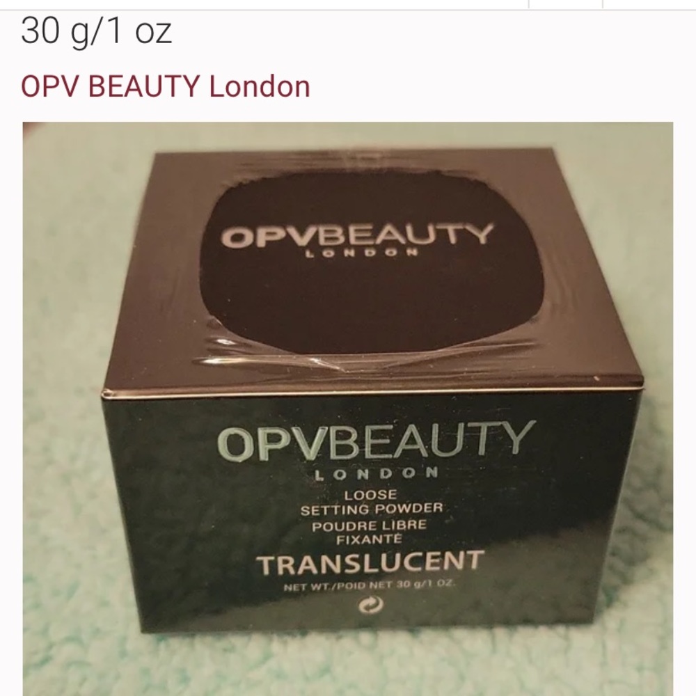 OPVBEAUTY London Loose Setting Powder Translucent.